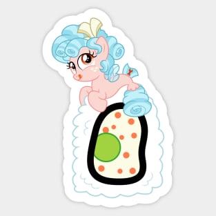 Cozy Glow sushi Sticker